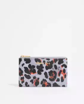 Женский кошелек с леопардовым принтом Bimba y Lola, пурпурный