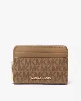 Женский кошелек с логотипом Michael Michael Kors, светло-коричневый