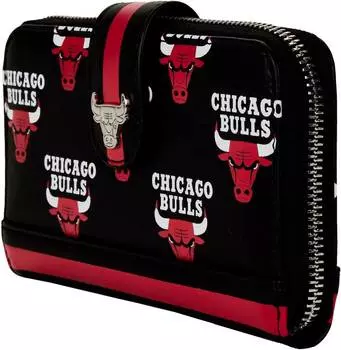 Женский кошелек с логотипом NBA Chicago Bulls в цвете Multi Loungefly