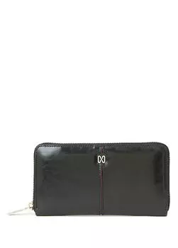 Женский кошелек с узором Network, черный