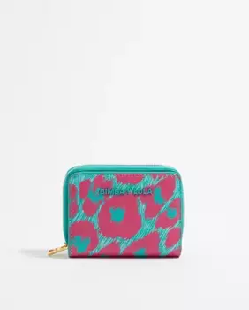 Женский кошелек текстура икры с принтом Bimba y Lola, бирюзовый