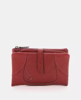 Женский кошелек Wonderland среднего размера из бордовой кожи Abbacino, бордо