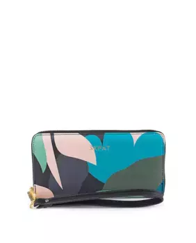 Женский кошелек Zagori с ремешком на руку цвета фелье SKPAT, зеленый