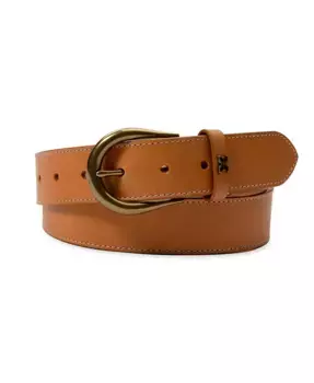 Женский ковбойский пояс с вышивкой Casual Belt Sam Edelman, коричневый