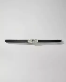 Женский кожаный корсетный ремень Maje, черный