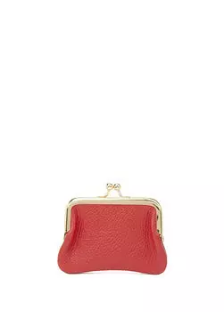 Женский кожаный кошелек Divarese, красный