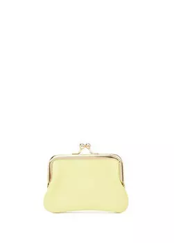 Женский кожаный кошелек Divarese, желтый