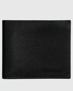 Женский кожаный кошелек Le Foulonn Longchamp, черный