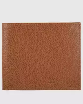 Женский кожаный кошелек Le Foulonn Longchamp, коричневый