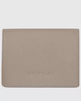 Женский кожаный кошелек Le Foulonn Longchamp, серый