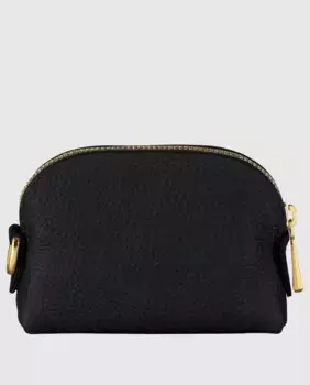 Женский кожаный кошелек Le Foulonn на молнии Longchamp, черный