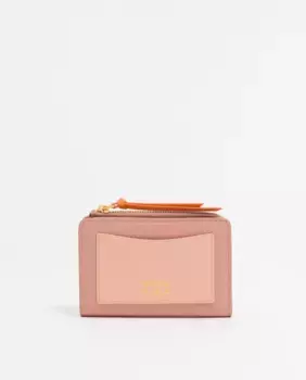 Женский кожаный кошелек на молнии Bimba y Lola, розовый