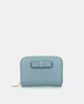 Женский кожаный кошелек на молнии Pretty Ballerinas, синий