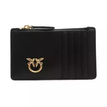 Женский кожаный кошелек PINKO, черный