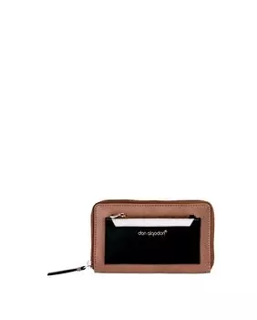 Женский кожаный кошелек Ron Don Algodn, коричневый