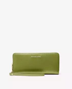 Женский кожаный кошелек с браслетом Michael Michael Kors, зеленый