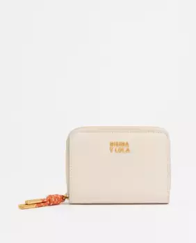 Женский кожаный кошелек с клапаном Bimba y Lola, белый