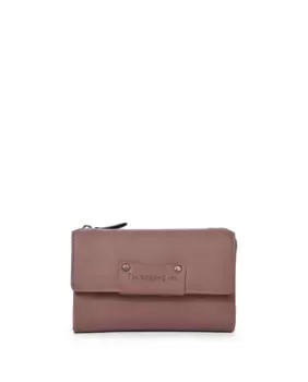 Женский кожаный кошелек THB Tack средней потертости The Bagging Co, цвет Topo