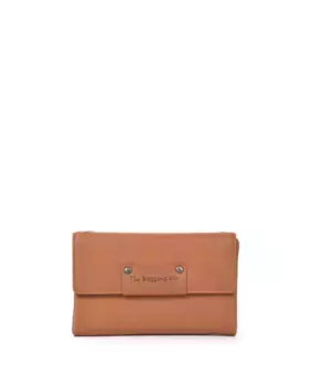 Женский кожаный кошелек THB Tack средней потертости The Bagging Co, коричневый