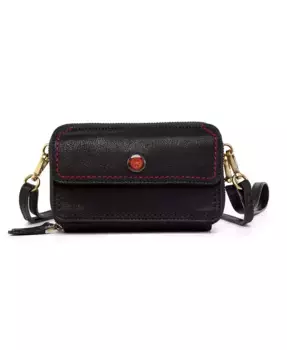 Женский кожаный поясной кошелек Northwood OLD TREND, черный