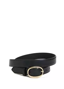 Женский кожаный ремень Beymen Club, черный