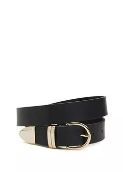 Женский кожаный ремень Beymen Club, черный