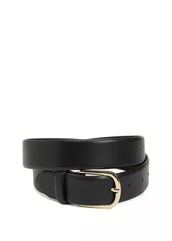 Женский кожаный ремень Beymen Club, черный