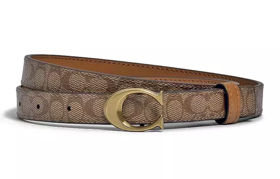 Женский кожаный ремень COACH