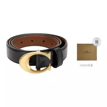 Женский кожаный ремень COACH, Leather Gift Box Set