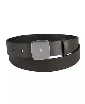 Женский кожаный ремень для брюк с логотипом Micro CK Calvin Klein, зеленый