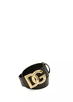 Женский кожаный ремень Dolce&Gabbana, черный