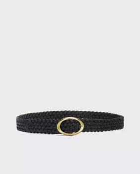 Женский кожаный ремень с черной металлической пряжкой Pikolinos