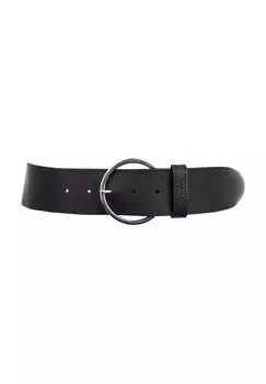 Женский кожаный ремень с пряжкой Tamaris, черный