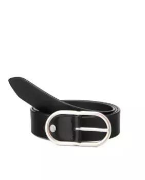 Женский кожаный ремень Stamp, черный