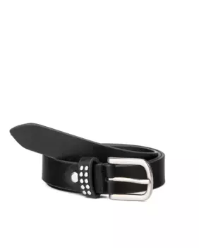 Женский кожаный ремень Stamp, черный