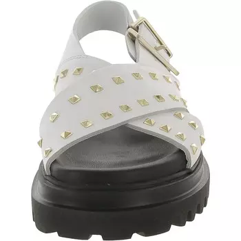 Женский кожаный ремешок Cosmo на щиколотке All Saints, цвет Chalk White/Brass