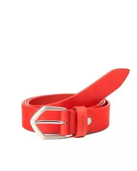 Женский красный кожаный ремень Stamp, красный