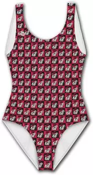 Женский красный купальник с блоками логотипа Dyme Lyfe Georgia Bulldogs