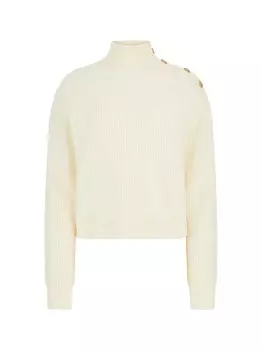 Женский кремовый свитер Guess