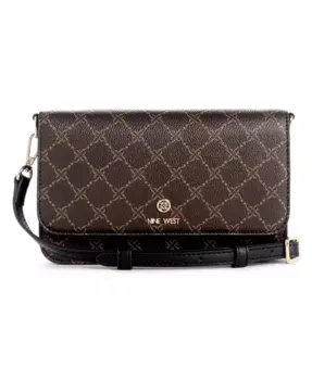 Женский кросс-боди кошелек для телефона Lockup 9 Nine West, коричневый