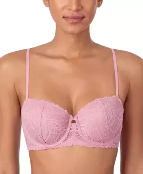 Женский кружевной балконетный бюстгальтер Deco DK7555 DKNY, фиолетовый