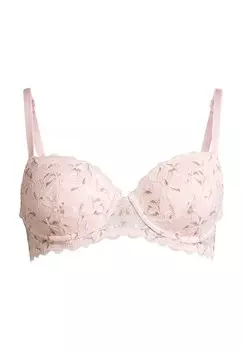 Женский кружевной бюстгальтер на косточках акварельного цвета MANGUUN, цвет Chalk Pink