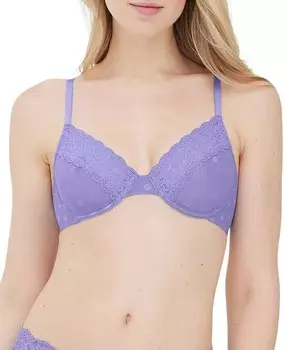 Женский кружевной бюстгальтер на косточках без подкладки Dare Dot с кружевом Skarlett Blue, синий