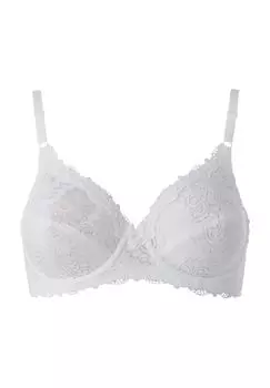 Женский кружевной бюстгальтер на косточках Compliment Triumph, белый