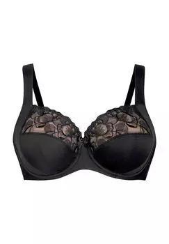 Женский кружевной бюстгальтер на косточках Lucia с бантом Anita, черный
