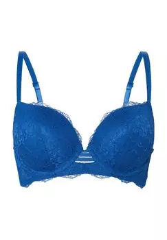 Женский кружевной бюстгальтер на косточках с цветочным принтом Manguun, цвет Set Sail