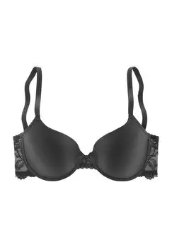 Женский кружевной бюстгальтер с чашечками и бантом Vittoria LASCANA, черный