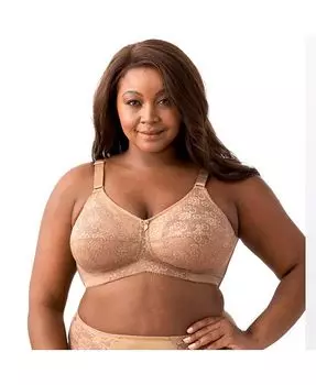 Женский кружевной бюстгальтер с мягкой чашкой Make It Elila, коричневый