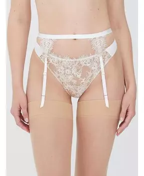 Женский кружевной пояс с подвязками Entice Skarlett Blue, белый
