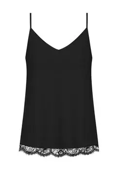 Женский кружевной жилет Grace с V-образным вырезом mey, черный